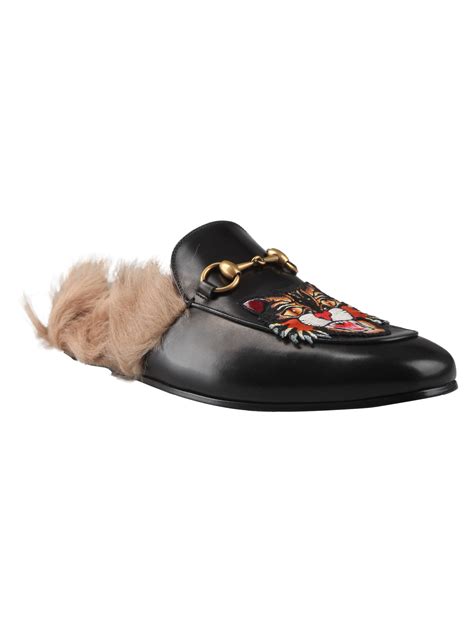 old person gucci loafer style|Gucci fur loafer.